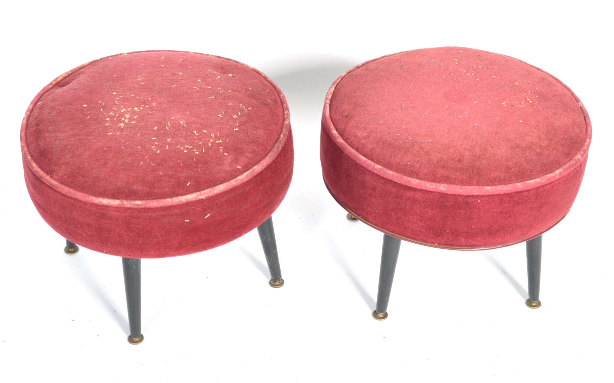 SHERBORNE 1950'S MID 20TH CENTURY FOOTSTOOLS / OTTOMANS - Image 2 of 4