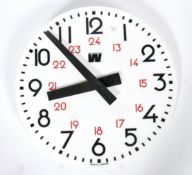 ORIGINAL WESTERSTRAND SWEDISH PLASTIC FACED WALL CLOCK