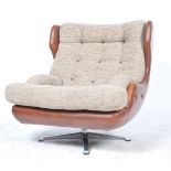 ORIGINAL 1970'S RETRO VINTAGE WIDE SEAT SWIVEL EGG CHAIR