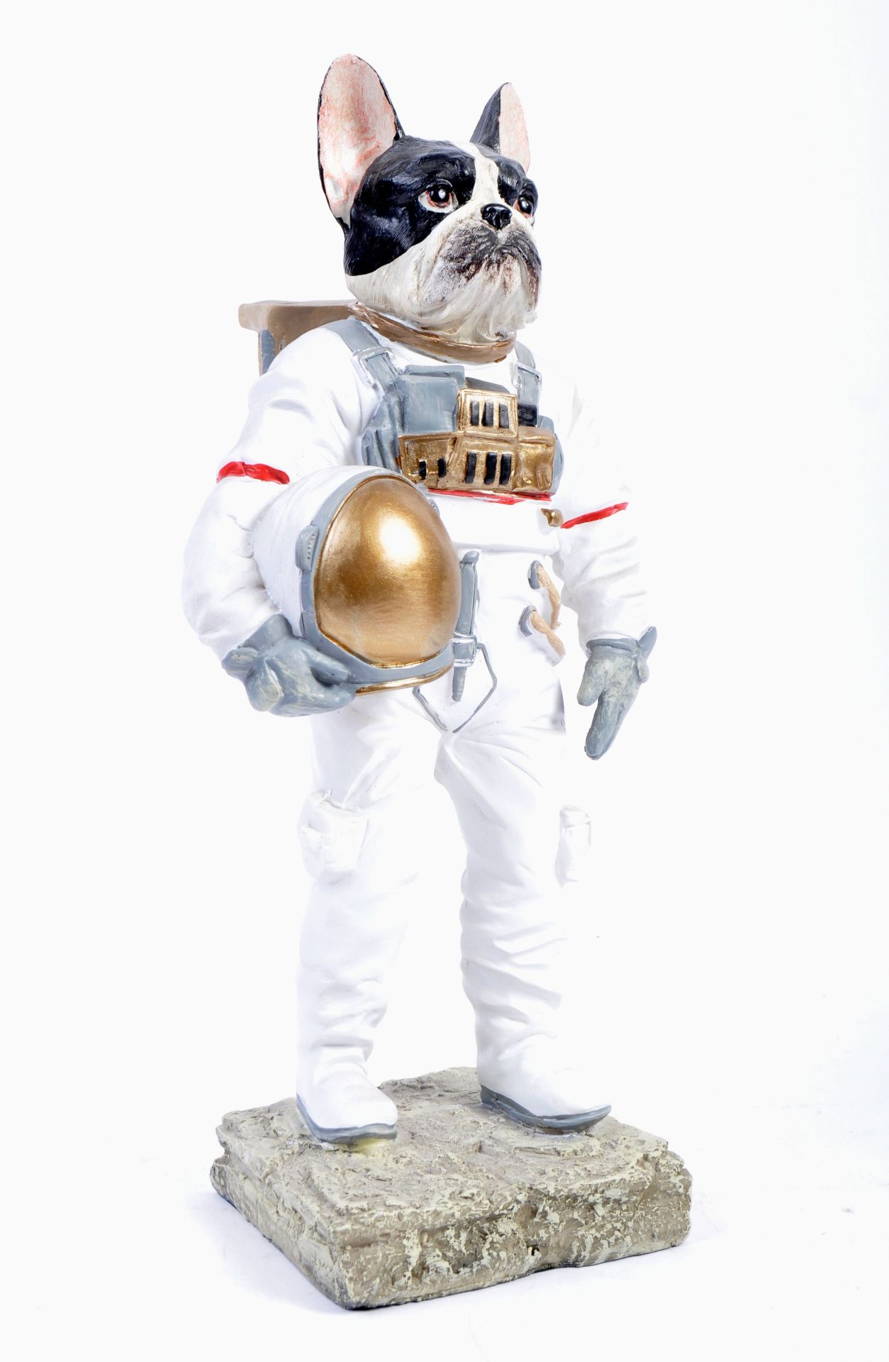 PROMOTIONAL ADVERTISING STATUE / PROP OF A BULL DOG ASTRONAUT