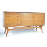 RARE ALFRED COX 1950'S WALNUT SIDEBOARD CREDENZA