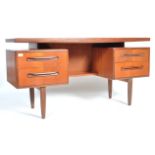 G-PLAN FRESCO 1960'S TEAK WOOD DESK BY VICTOR B WILKINS