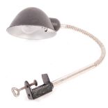 20TH CENTURY RETRO VINTAGE INDUSTRIAL GOOSENECK CLAP LAMP