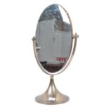 ORIGINAL 20TH CENTURY RETRO VINTAGE VANITY MIRROR ON TRUMPET BASE