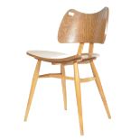 ERCOL 1960'S BLONDE ELM BUTTERFLY CHAIR BY LUCIAN ERCOLANI
