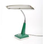 TRIDENT MODEL 993 MID 20TH CENTURY GOOSENECK TABLE LAMP