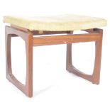 G PLAN QUADRILLE 1960'S RETRO DRESSING TABLE STOOL BY R. BENNETT