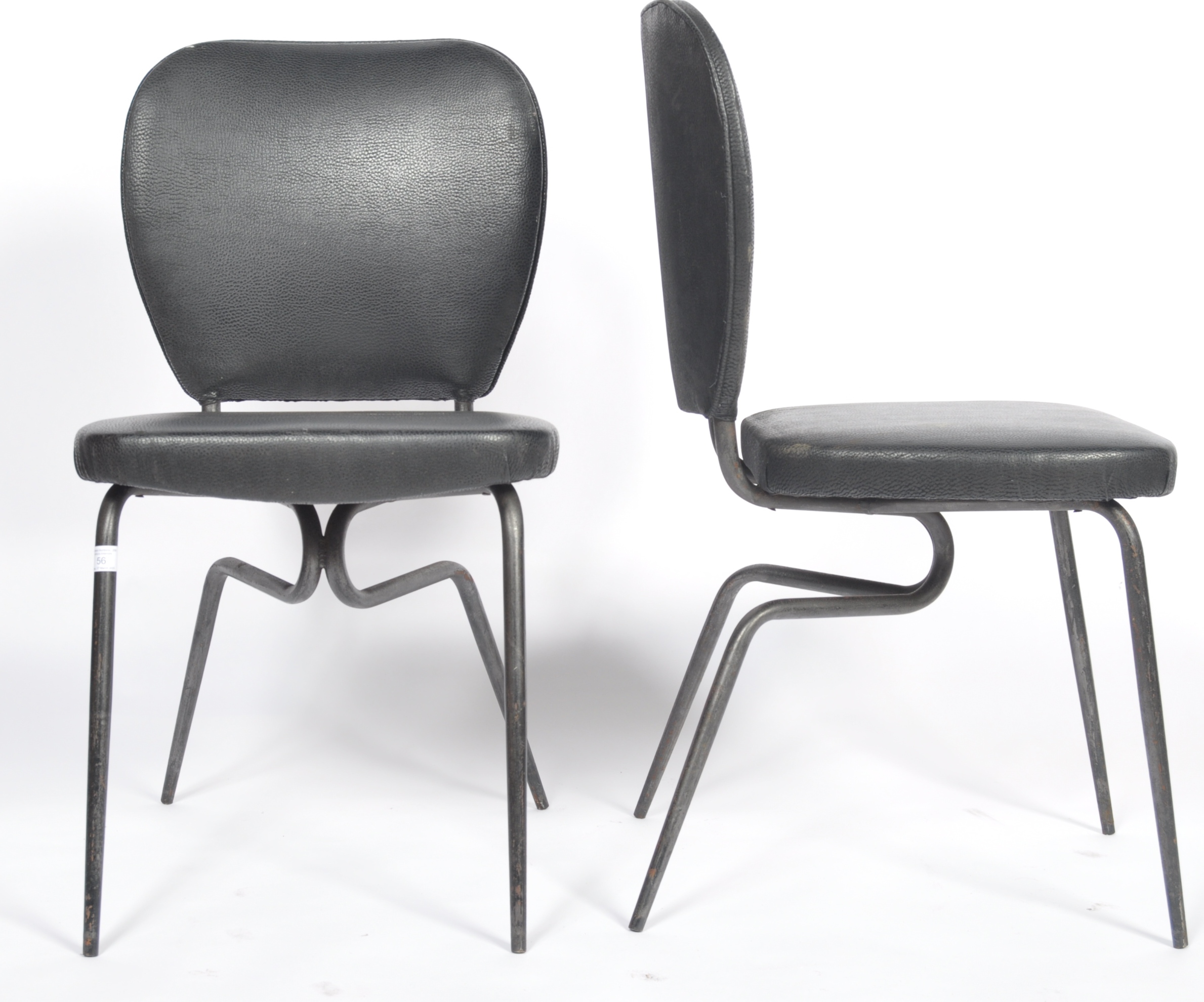 STUNNING LATE 20TH CENTURY RETRO VINTAGE DINING CHAIRS - Image 4 of 5