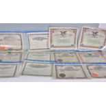 A collection of early 20th Century deeds including