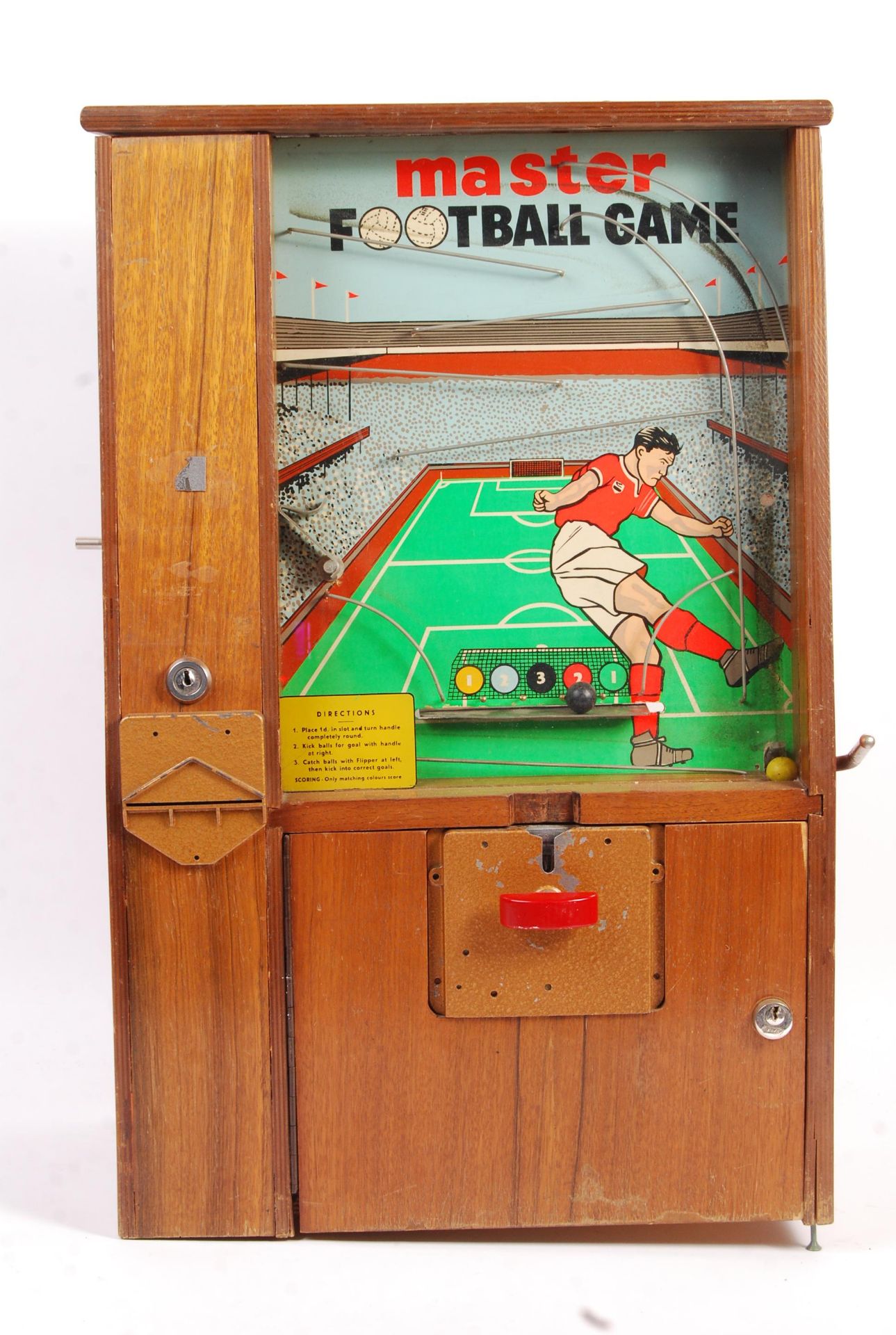 ORIGINAL VINTAGE MASTERMATIC ' MASTER FOOTBALL GAM