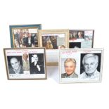 ASSORTED COLLECTION OF AUTOGRAPHS - SUCHET, CURTIS