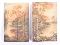 PETER WYNGARDE ESTATE - PAIR OF 19TH CENTURY OIL P