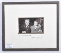 MORECAMBE & WISE - RARE EARLY SIGNED PHOTOGRAPH OF