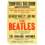 RARE ORIGINAL BEATLES 1963 ABERGAVENNY BALLROOM CO