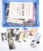 PETER WYNGARDE ESTATE - ASSORTED EPHEMERA & AUTOGRAPHS