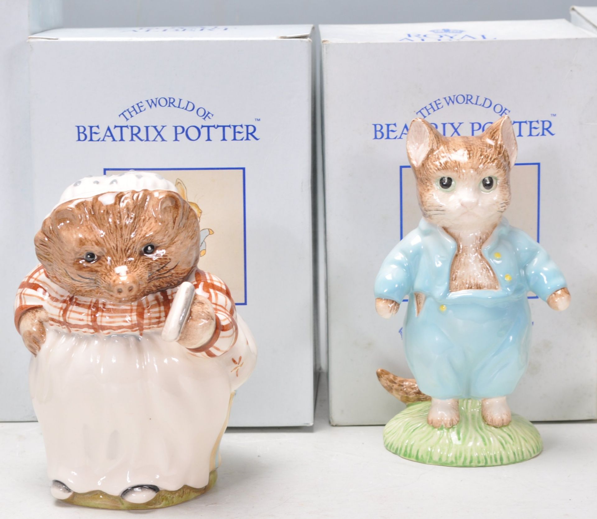 A group of six mostly large size Royal Albert ceramic figures in 'The World Of Beatrix Potter' to - Bild 3 aus 7