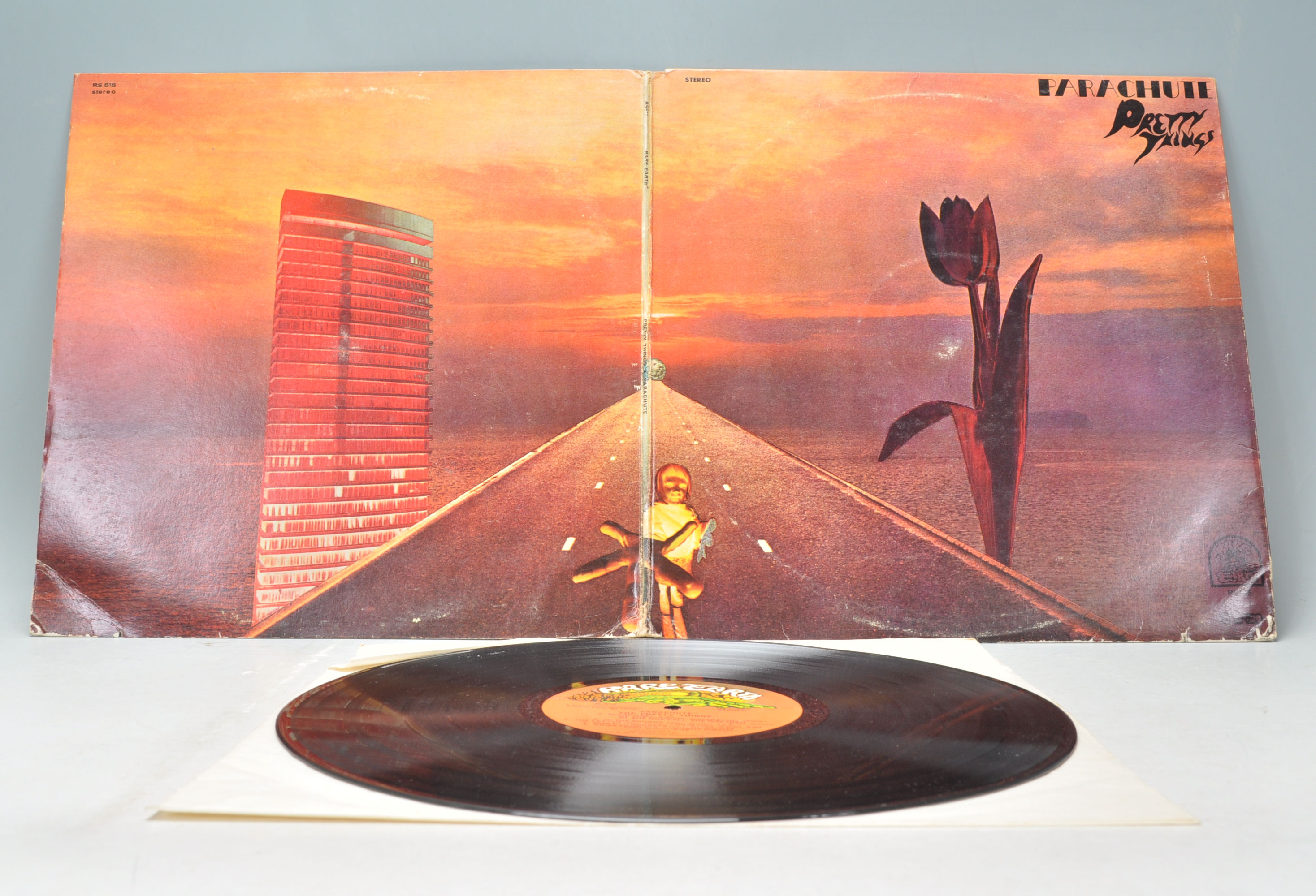 A vinyl long play LP record album by Pretty Things – Parachute – Original Rare Earth 1st U.K.