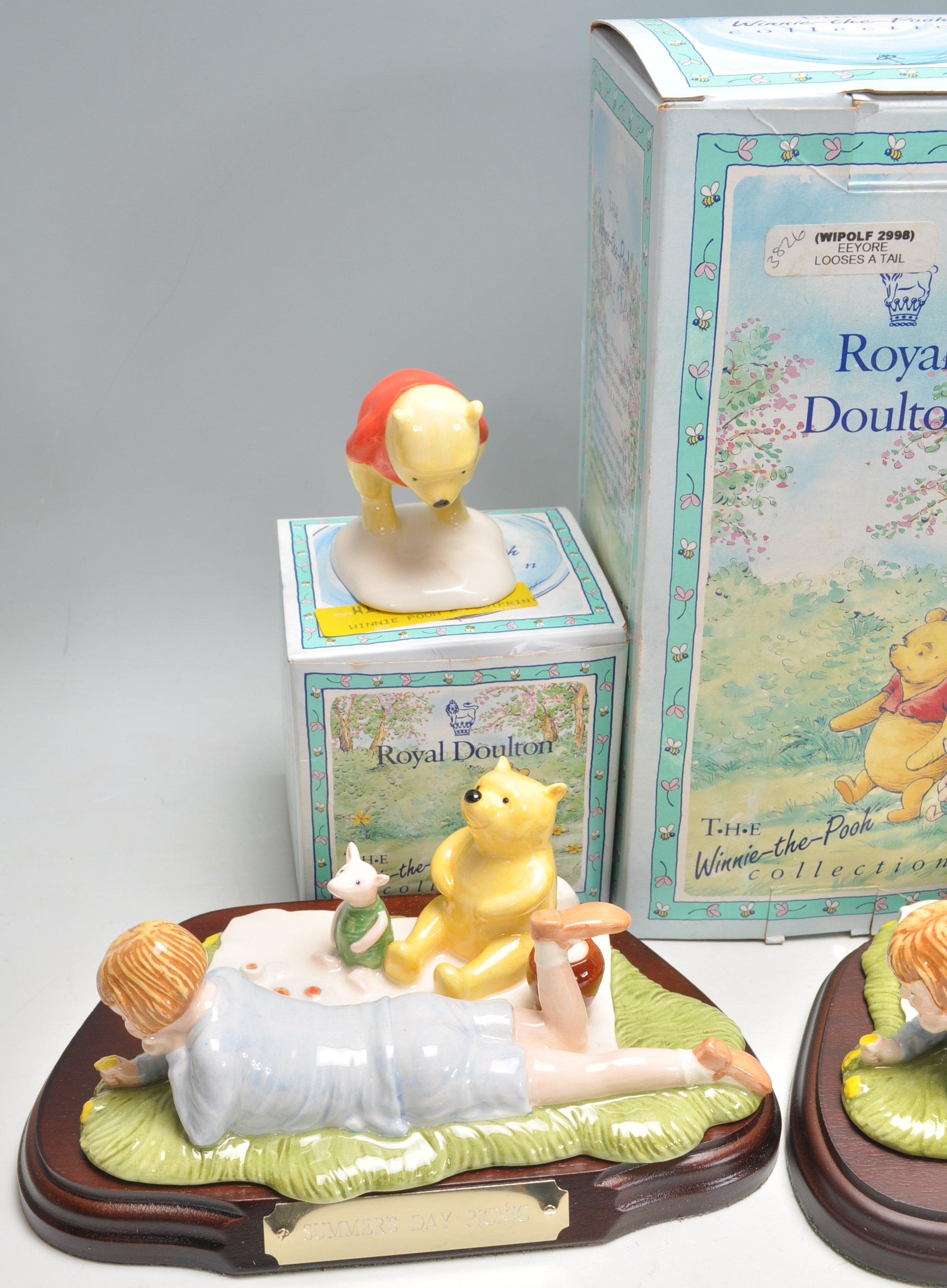 A group of six Royal Doulton ceramic figures from 'The Winnie The Pooh Collection' to include - Image 2 of 10