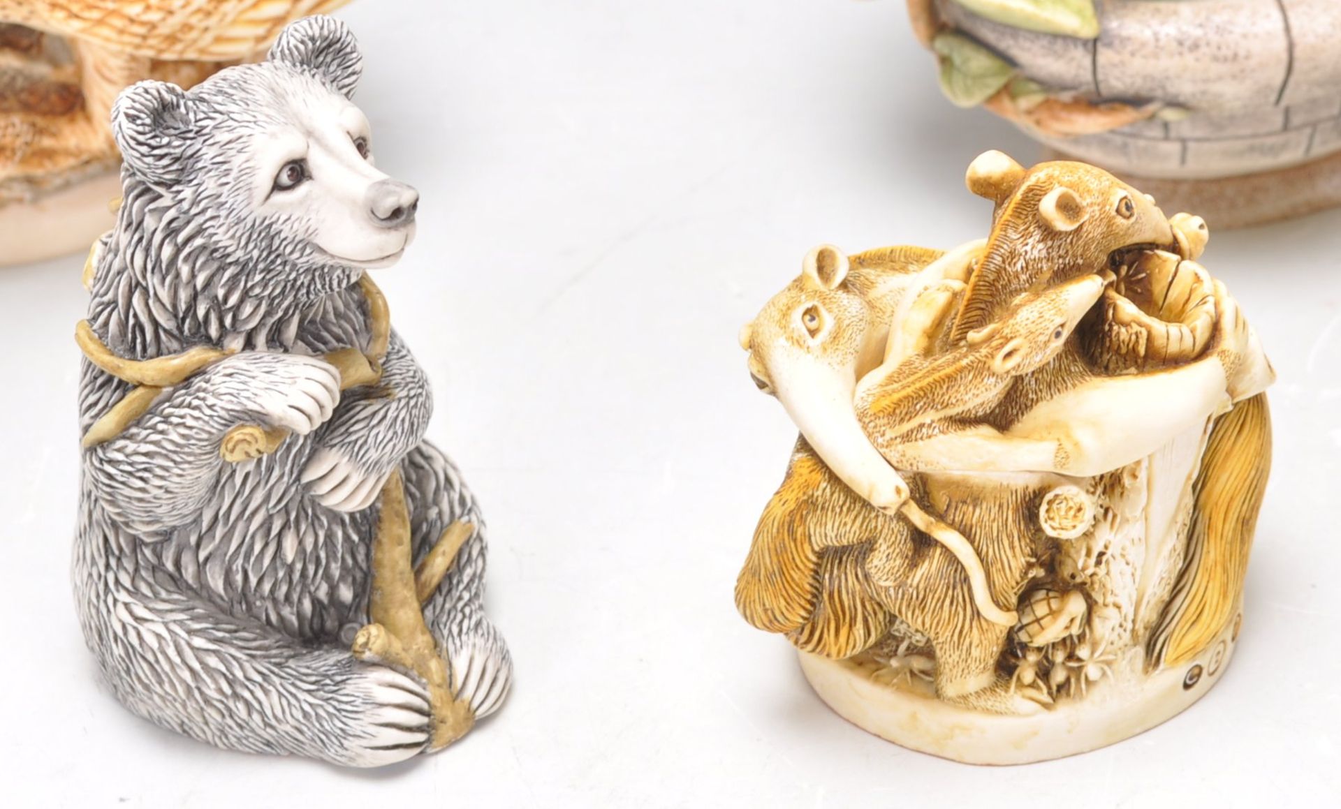 A group of nine Harmony Kingdom resin animal novelty figurines to include 'Pot Sticker', Tjenelea, - Bild 3 aus 13