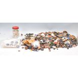 A large collection of mixed vintage retro buttons to include a wide range of different styles,