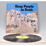 A vinyl long play LP record album by Deep Purple –In Rock – Original Harvest Records 1st U.K.