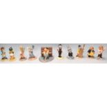 A group of ten Beswick cat band figurines to include Glam Guitar CC10, Calypso Kitty CC2, One Cool