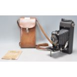 A vintage retro Kodak Kodex No. 1 folding bellows camera complete with fitted carry case and