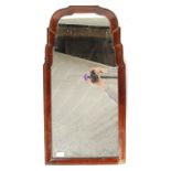 18TH CENTURY QUEEN ANNE WALNUT WALL MIRROR