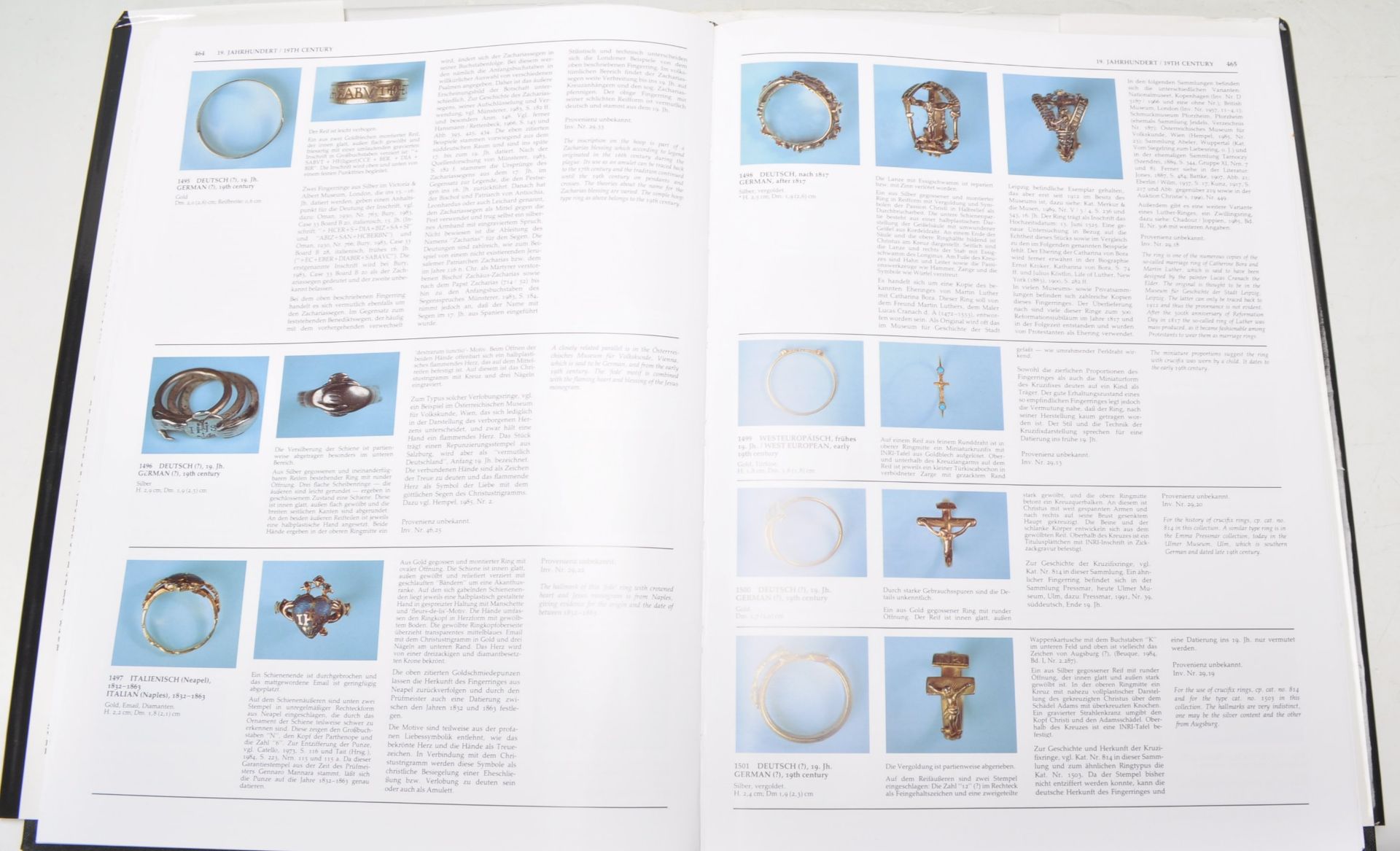 Jewellery reference books; Rings: Alice and Louis Koch Collection,  Hardcover with dust jackets, - Image 9 of 10