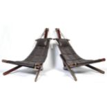 RARE PAIR OF SAIL CHAIRS BY DOMINIC MICHAELIS FOR