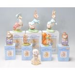 A collection of Beswick Beatrix Potter ceramic figurines to include Jemima Puddle-Duck, Peter