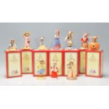 A group of ten Royal Doulton ceramic Bunnykins figures to include Tourist DB190, Judge DB188,