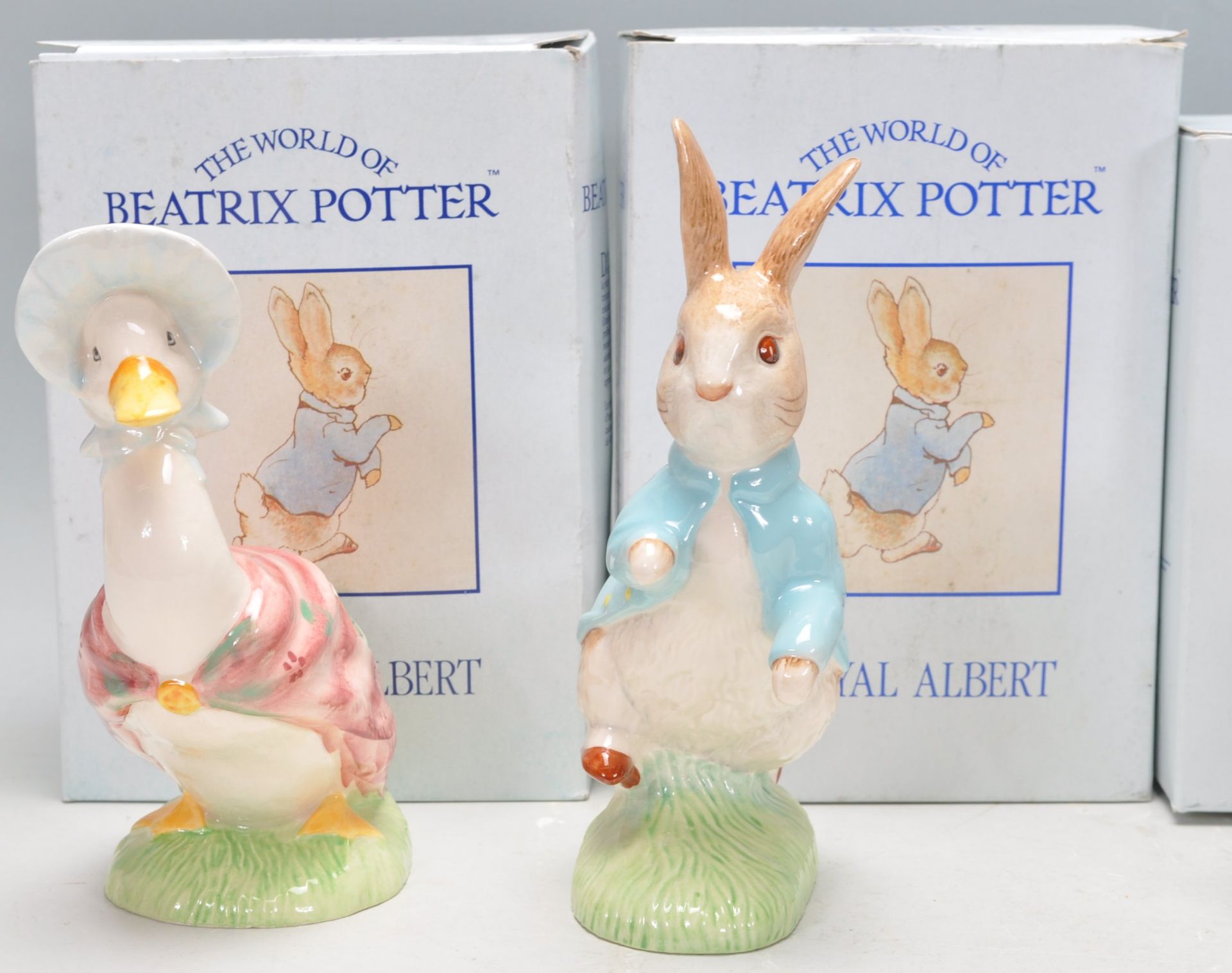 A group of six mostly large size Royal Albert ceramic figures in 'The World Of Beatrix Potter' to - Bild 2 aus 7