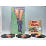 Two vinyl long play LP record albums to include Lou Reed – Lou Reed – Original RCA 1st U.K.
