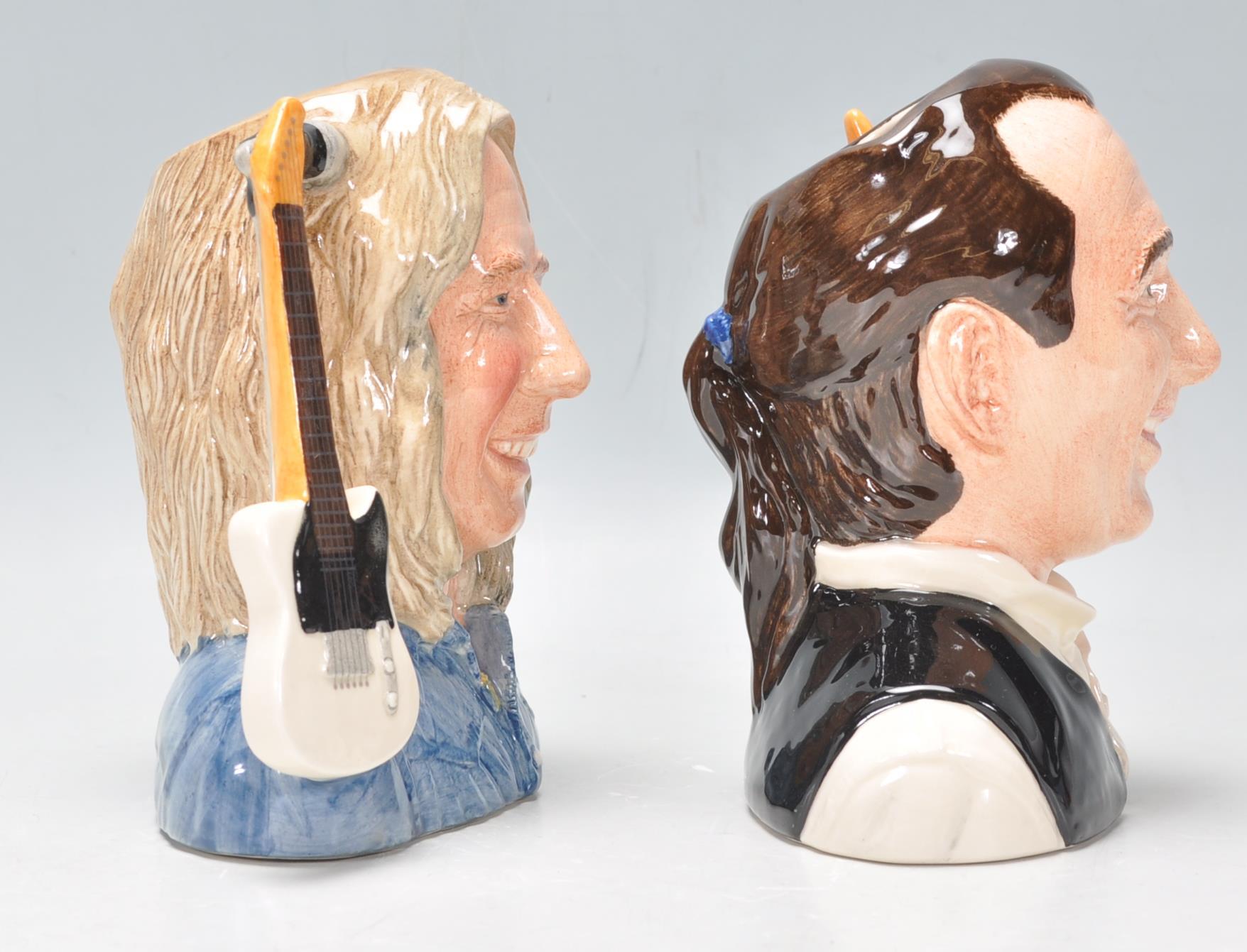 A pair of Royal Doulton Status Quo character jugs to include Rick Parfitt D6962, Francis Rossi - Image 2 of 8