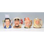 A group of four Royal Doulton character jugs to include Sir Henry Doulton D7054, Lord Kitchener