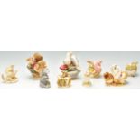 A group of nine Harmony Kingdom resin animal novelty figurines to include 'Pot Sticker', Tjenelea,