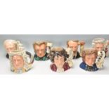 A group of seven Royal Doulton Composer ceramic Character / Toby jugs to include Handel D7080,