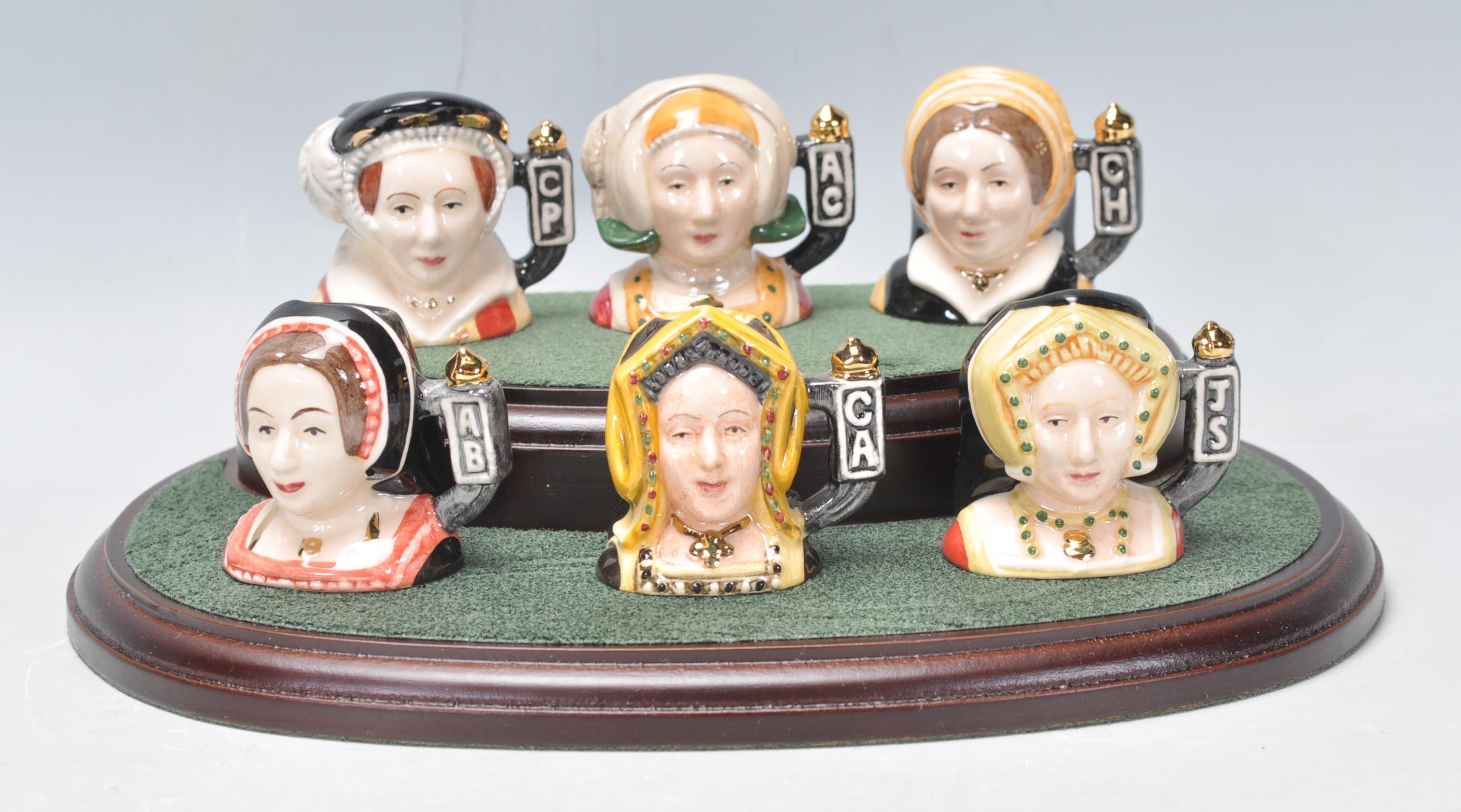 A group of six Royal Doulton ceramic Character / Toby jugs for the Six Wives Of King Henry VIII - Image 2 of 9