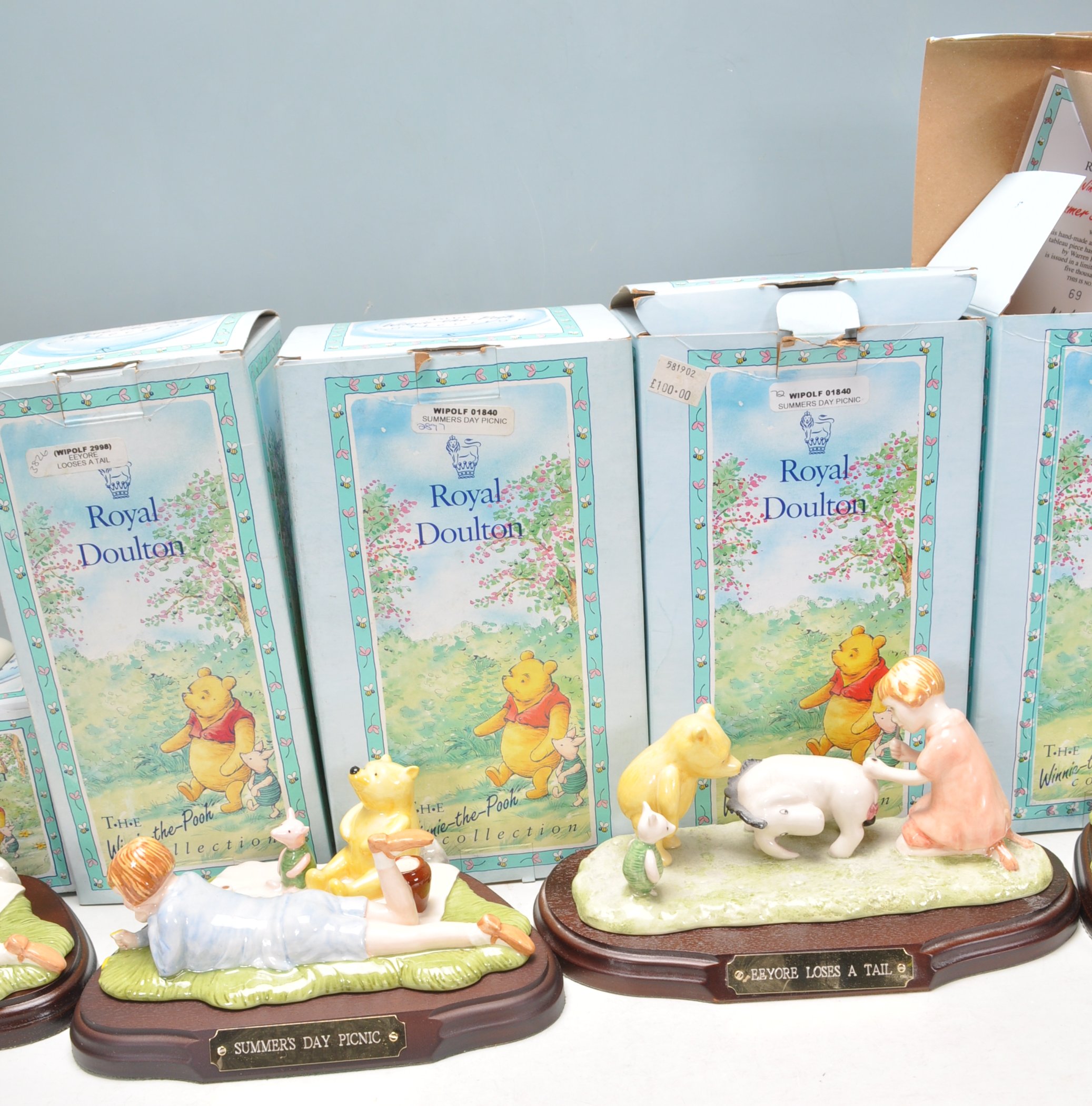 A group of six Royal Doulton ceramic figures from 'The Winnie The Pooh Collection' to include - Image 3 of 10