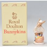 Rare - A Royal Doulton Bunnykins ceramic figure Santa Bunnykins 'Happy Christmas' Christmas tree