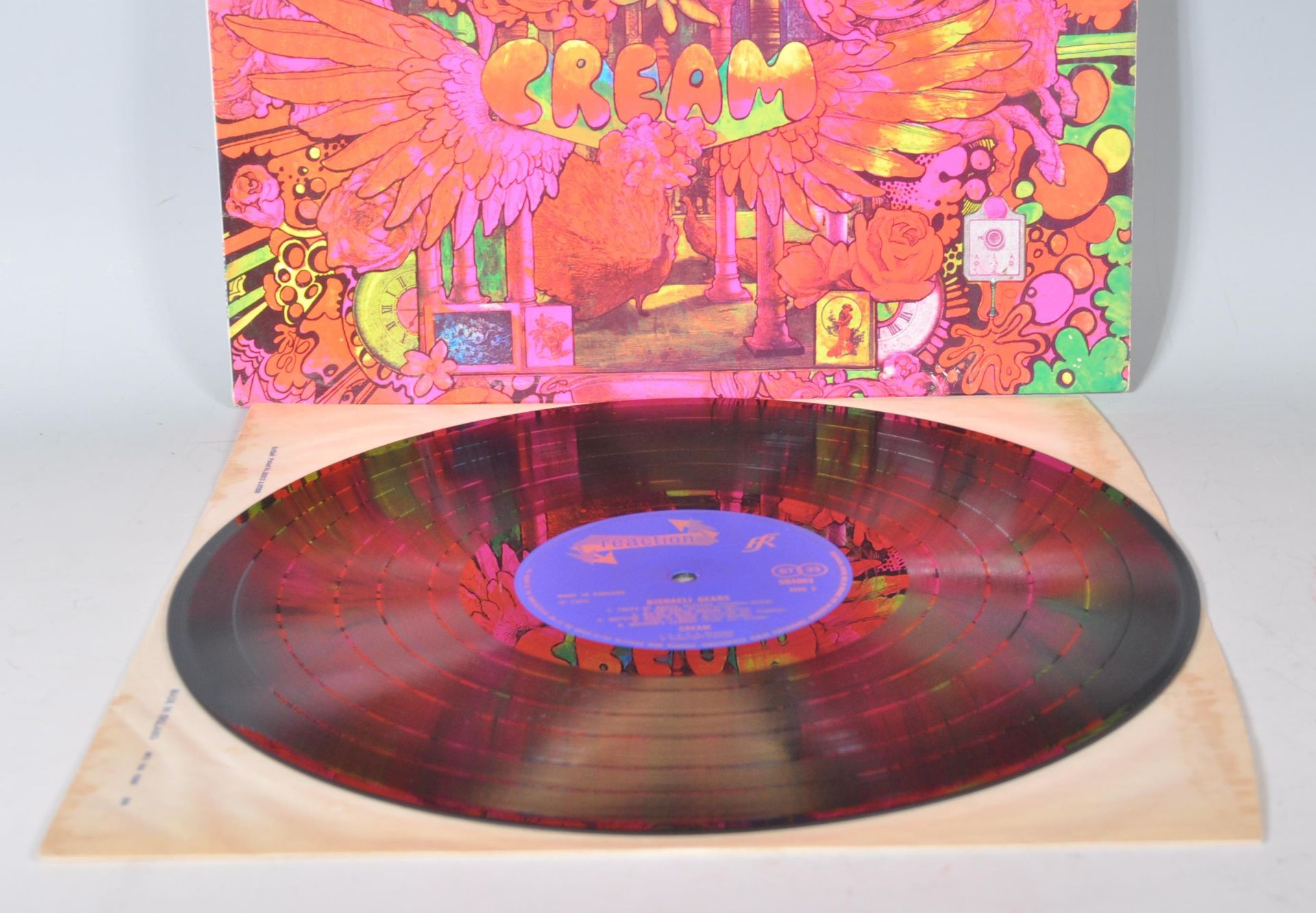 A vinyl long play LP record album by Cream – Disraeli Gears – Original Reaction 2nd U.K. Press – - Image 3 of 4