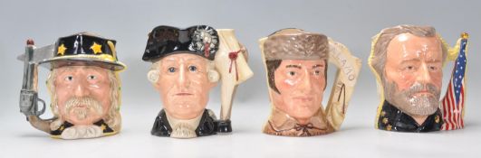 , A group of four Royal Doulton ceramic Antagonist Collection character jugs to include 'The