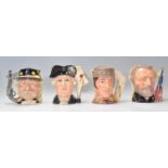 , A group of four Royal Doulton ceramic Antagonist Collection character jugs to include 'The