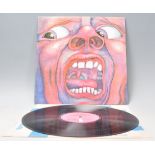A vinyl long play LP record album by King Crimson – In The Court Of The Crimson King – Original