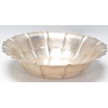 A sterling silver Reed & Barton centrepiece bowl h