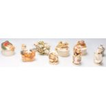 A group of ten Harmony Kingdom resin animal novelty figurines / trinket pots to include Planet