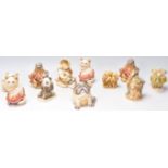 A group of eleven Harmony Kingdom resin animal novelty figurines / trinket pots to include Night