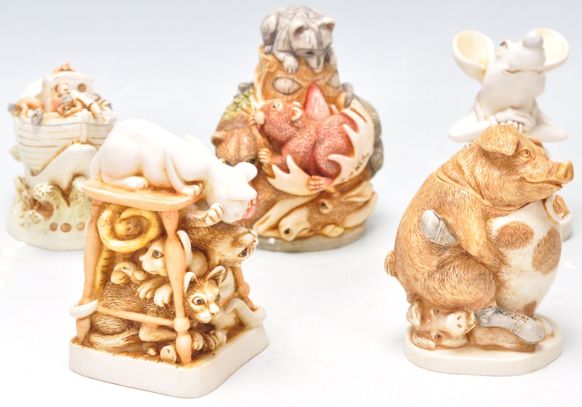 A group of ten Harmony Kingdom resin box figurines to include, 'Crown Jewel', 'True North', The - Bild 3 aus 12