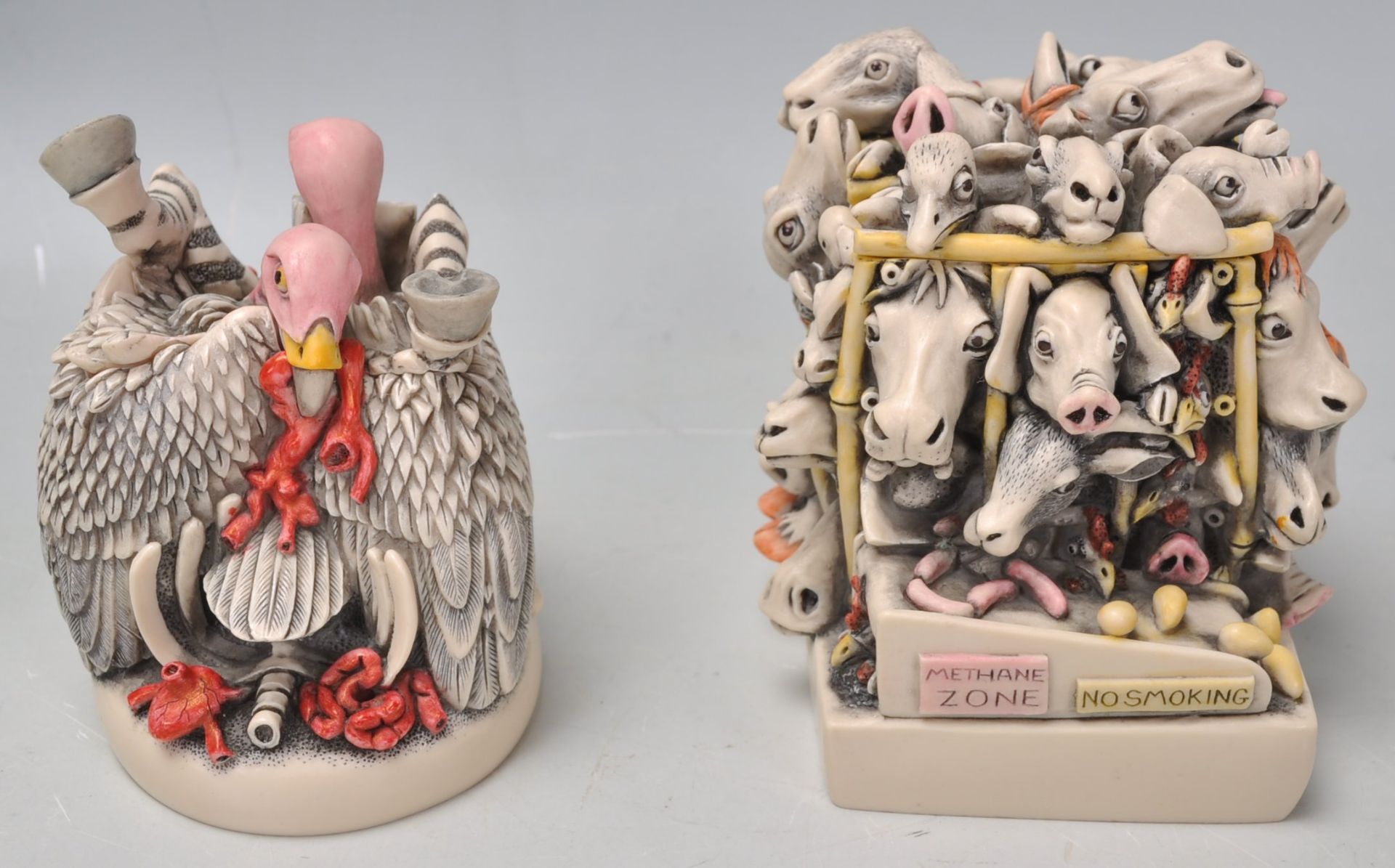 A group of six Harmony Kingdom cast resin ' Road kill ' figurines to include Roadkill, Roadkills - Bild 8 aus 10